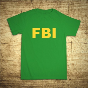 Pánské tričko s motívom FBI
