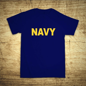 Tričko s motívom Navy