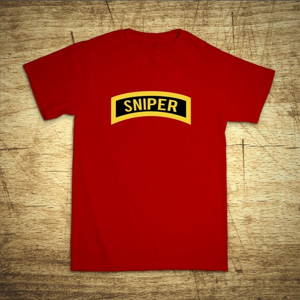 Tričko s motívom Sniper