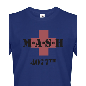 Tričko s potlačou legendárneho seriálu MASH 4077