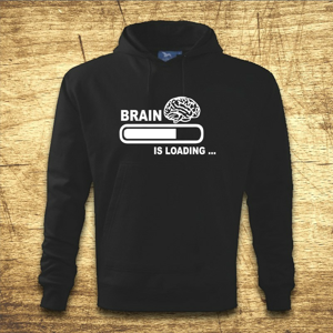 Pánská mikina Brain  is Loading - ideálny darček