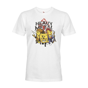 Vtipné pánské tričko s potlačou Heavy metal pre milovníkov metalu a chémie