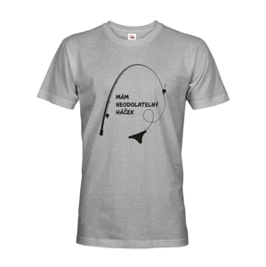 Vtipné rybárské tričko Mám neodolateľný háčik - vtipné tričko pre rybárov